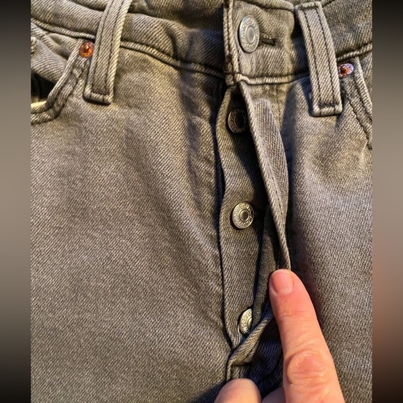 Levi's Wedgie Straight Button Fly Jean 30 - Picture 10 of 12